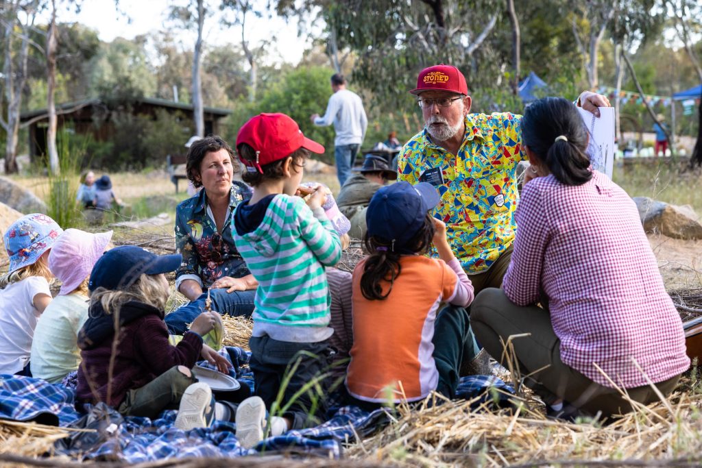 Storytime with Cathy Olive and Strathbogie Ranges Conservation's very own Justus Hagen